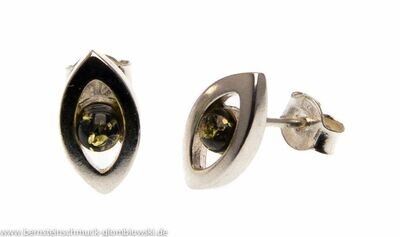 Bernstein Ohrringe Ohrstecker mit Silber 925. Bernstein Ohrringe Ohrstecker mit Silber 925.
