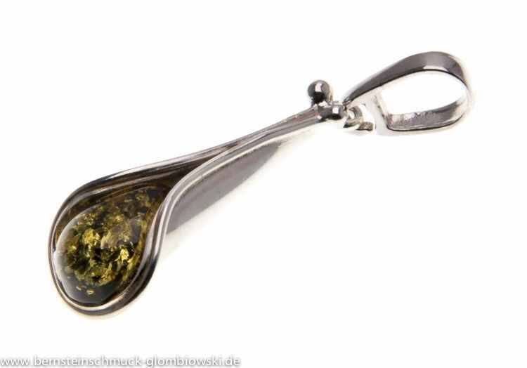 Bernstein Anhänger mit Silber 925