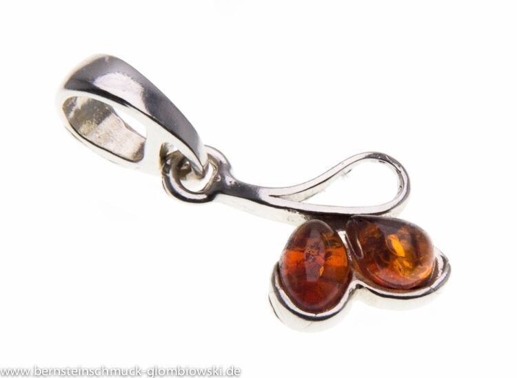 Bernstein Anhänger mit Silber 925