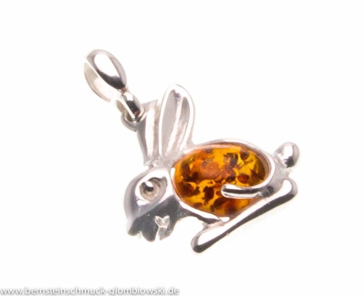 Bernstein Anhänger mit Silber 925