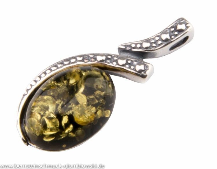 Bernstein Anhänger mit Silber 925