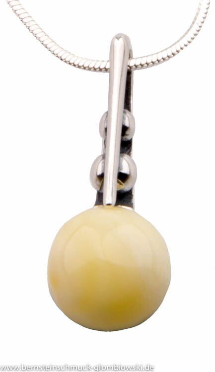 Bernstein Anhänger mit Silber 925