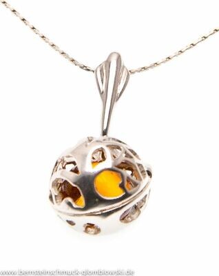 Bernstein Anhänger mit Silber 925 Bernstein Anhänger mit Silber 925