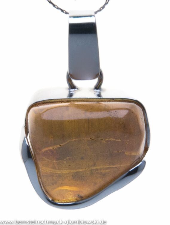 Bernstein Anhänger mit Silber 925