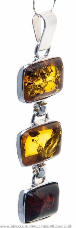 Bernstein Anhänger mit Silber 925