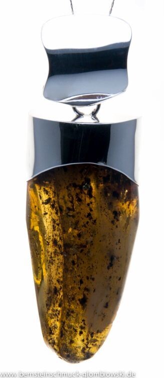 Bernstein Anhänger mit Silber 925