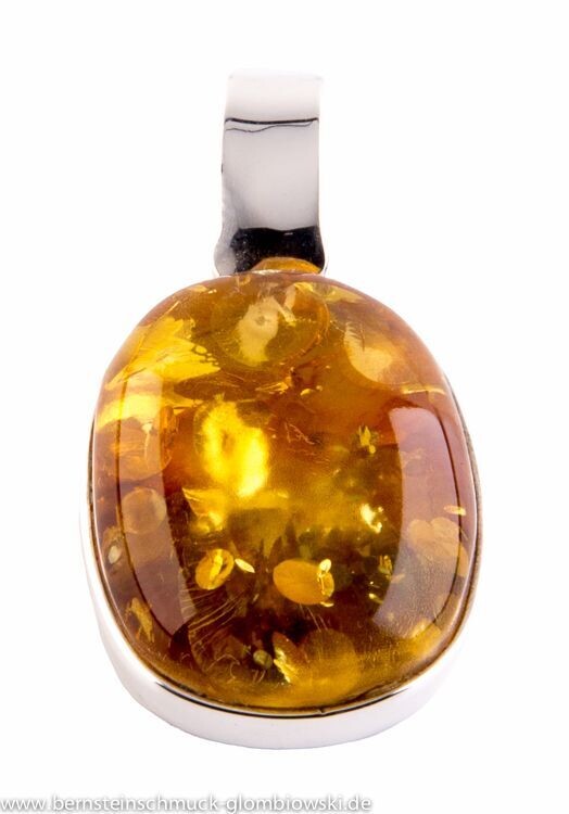 Bernstein Anhänger mit Silber 925