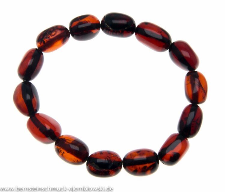 Bernstein Armband mit Gummizug