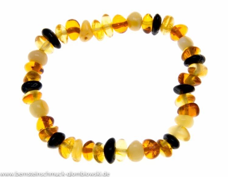 Bernstein Armband mit Gummizug