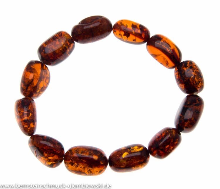 Bernstein Armband mit Gummizug