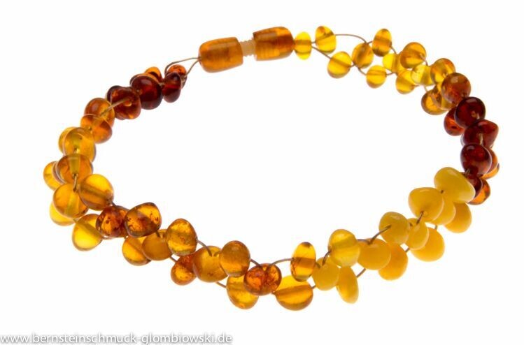 Bernstein Armband mit Nylonzug