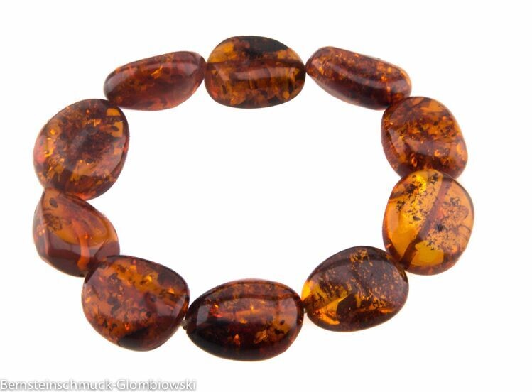 Bernstein Armband mit Gummizug