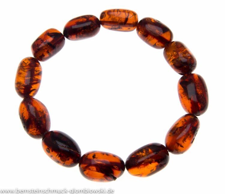 Bernstein Armband mit Gummizug