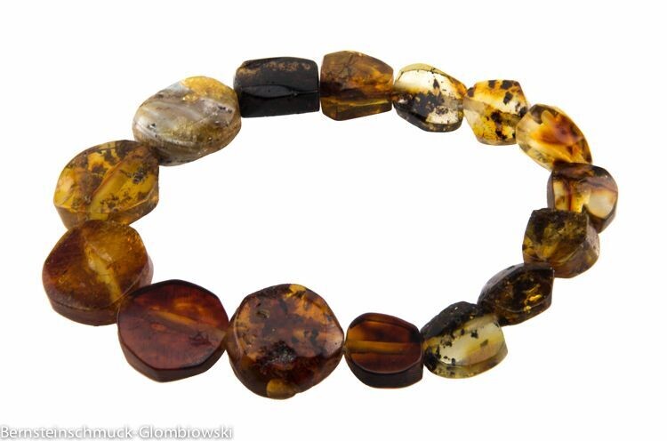 Bernstein Armband mit Gummizug