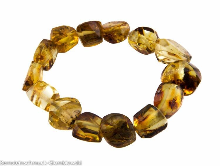 Bernstein Armband mit Gummizug