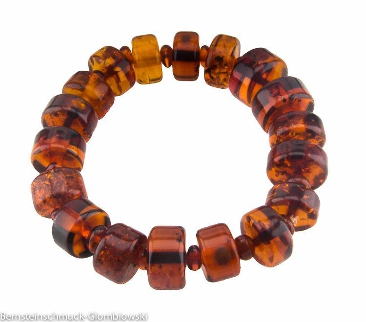 Bernstein Armband mit Gummizug