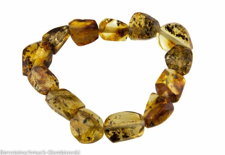 Bernstein Armband mit Gummizug