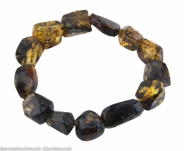 Bernstein Armband mit Gummizug