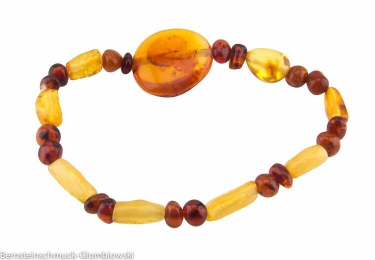 Bernstein Armband mit Gummizug