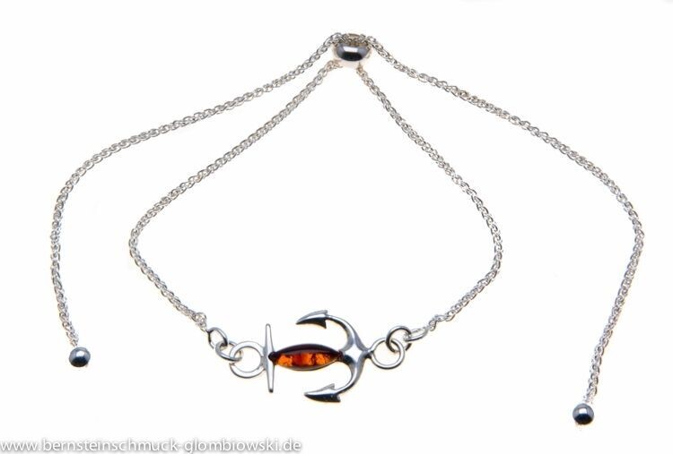Bernstein Armband mit Silber 925