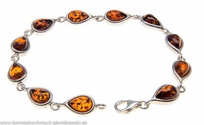 Bernstein Armband mit Silber 925 Bernstein Armband mit Silber 925
