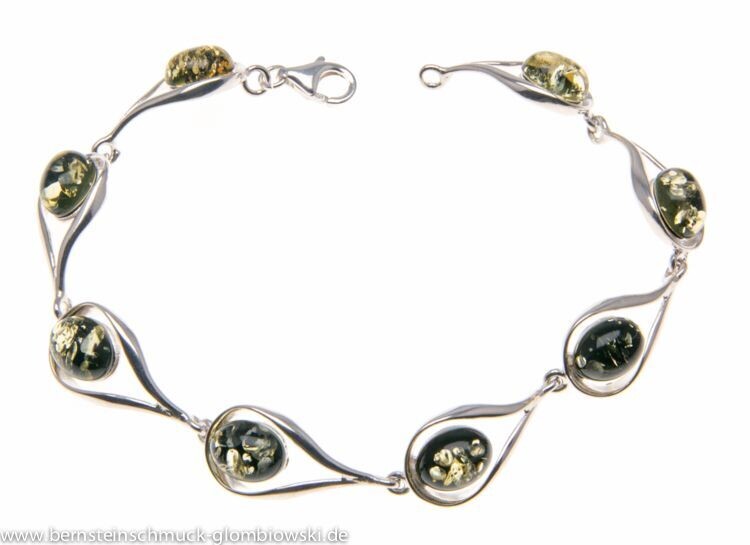 Bernstein Armband mit Silber 925