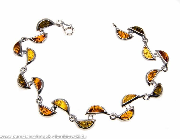 Bernstein Armband mit Silber 925