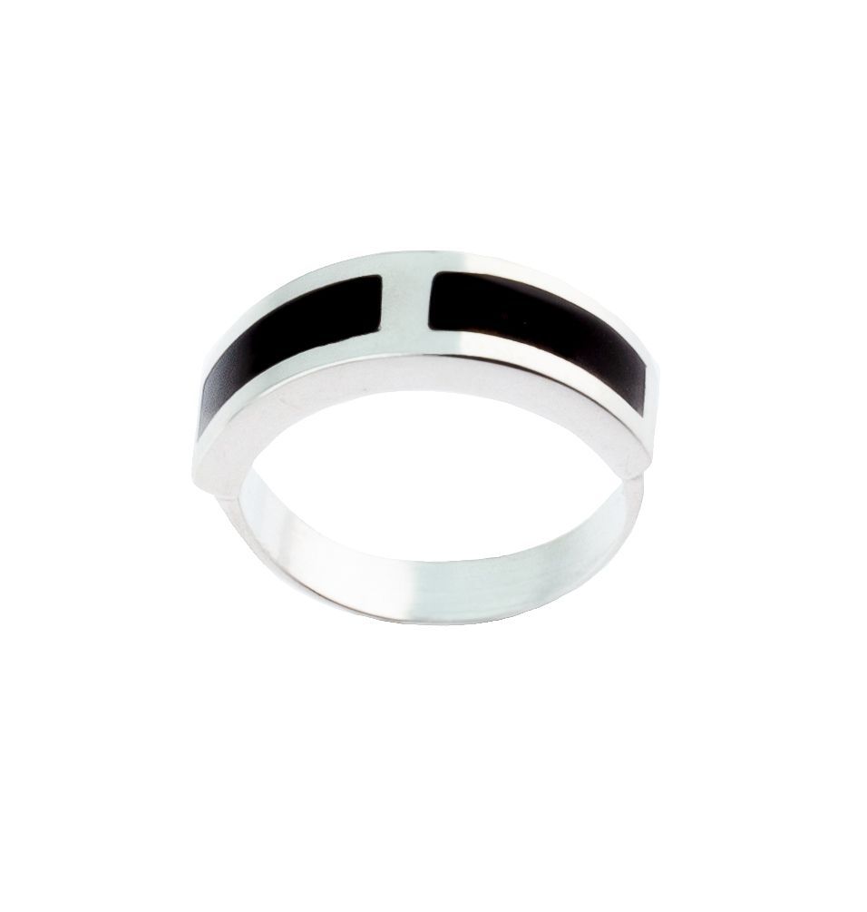 Bernstein Ring mit Silber 925