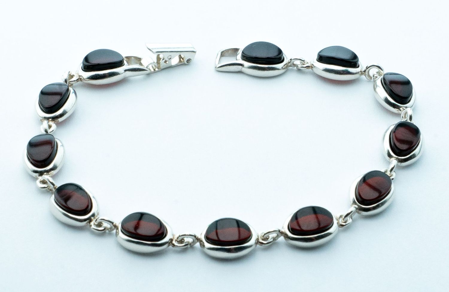 Bernstein Armband mit Silber 925