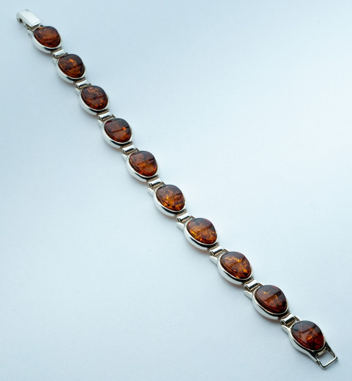 Bernstein Armband mit Silber 925