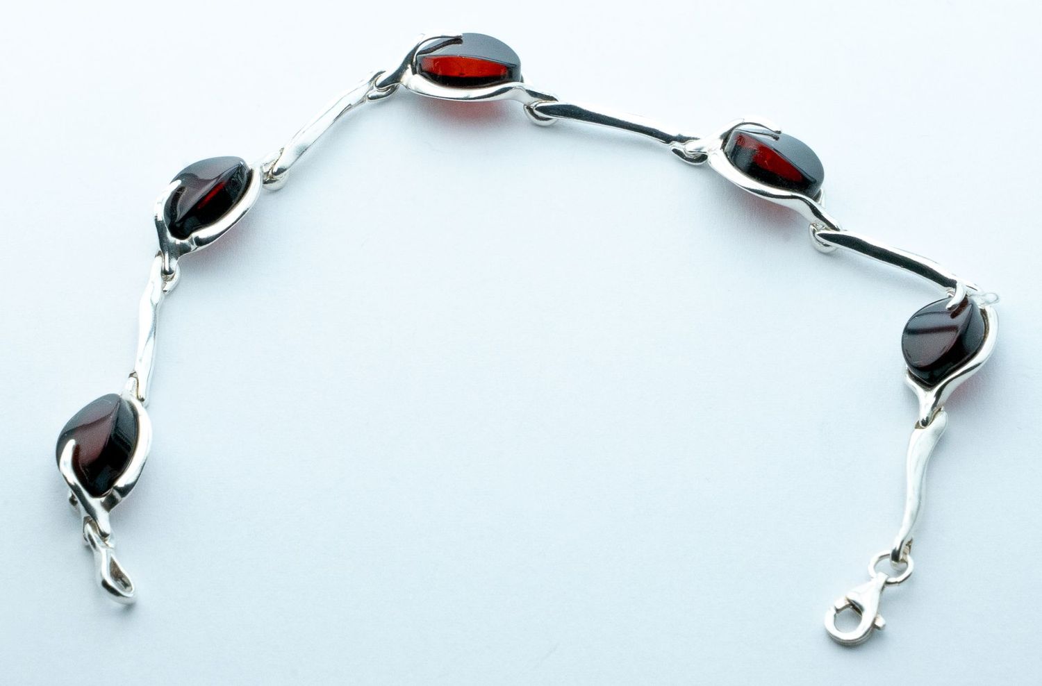 Bernstein Armband mit Silber 925