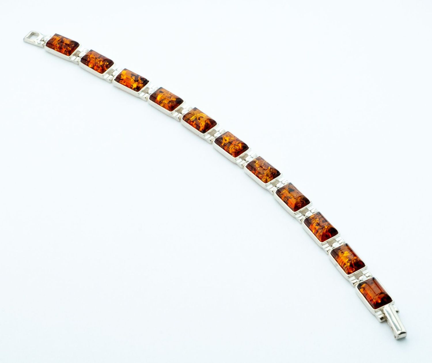 Bernstein Armband mit Silber 925