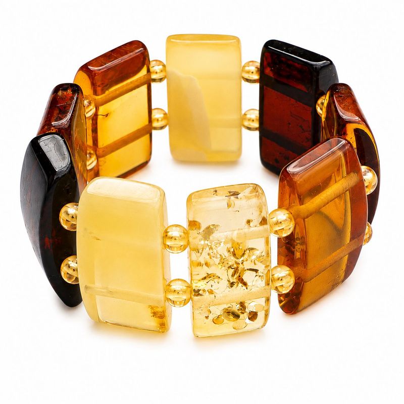 Bernstein Ring mit Gummizug