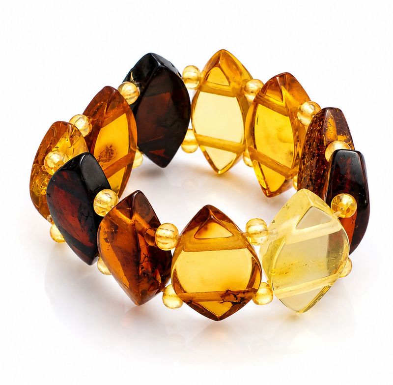 Bernstein Ring mit Gummizug