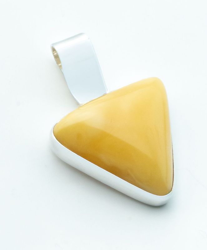 Bernstein Anhänger mit Silber 925