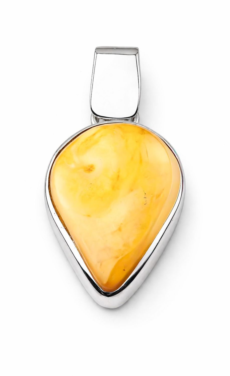 Bernstein Anhänger mit Silber 925