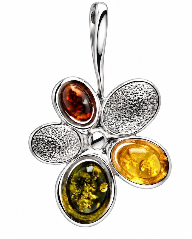 Bernstein Anhänger mit Silber 925 Bernstein Anhänger mit Silber 925