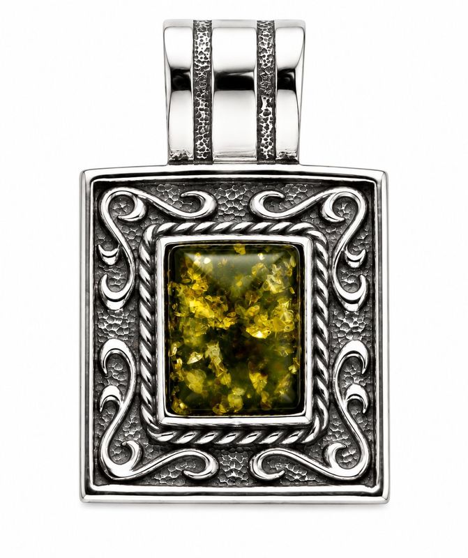 Bernstein Anhänger mit Silber 925 Bernstein Anhänger mit Silber 925