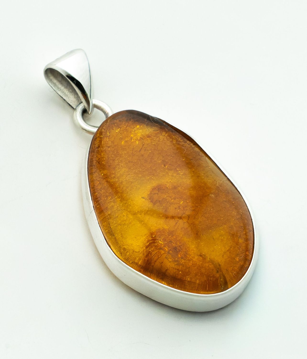 Bernstein Anhänger mit Silber 925