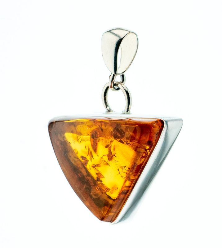 Bernstein Anhänger mit Silber 925
