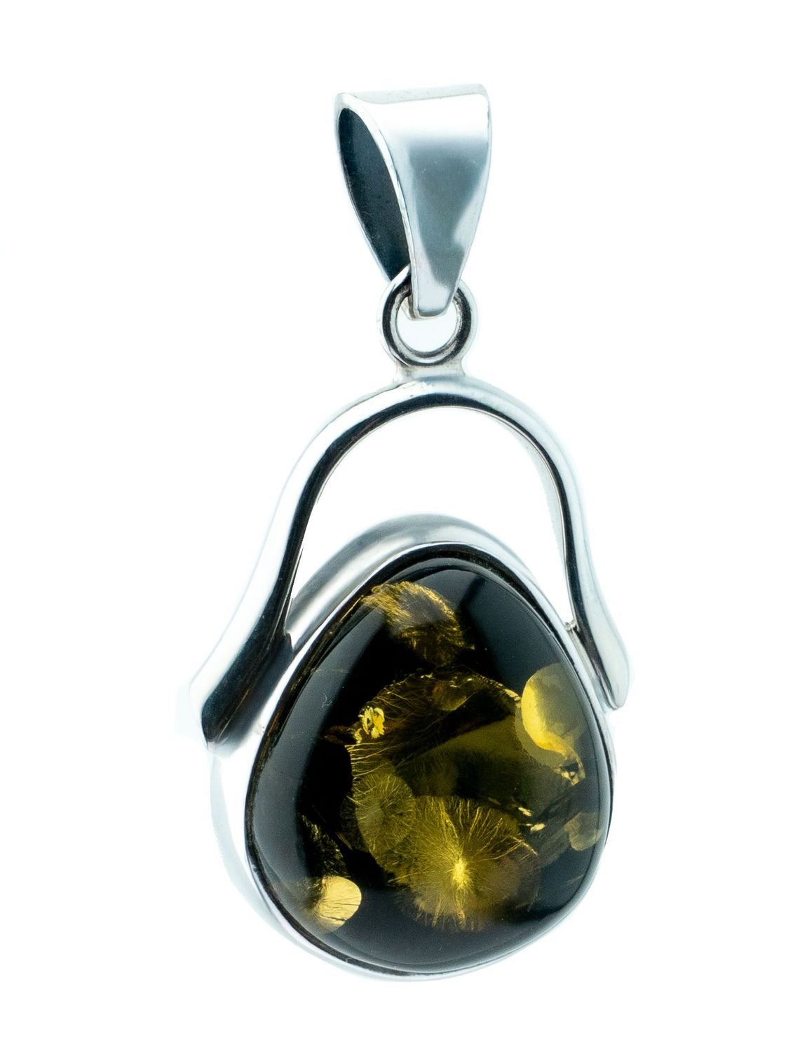 Bernstein Anhänger mit Silber 925