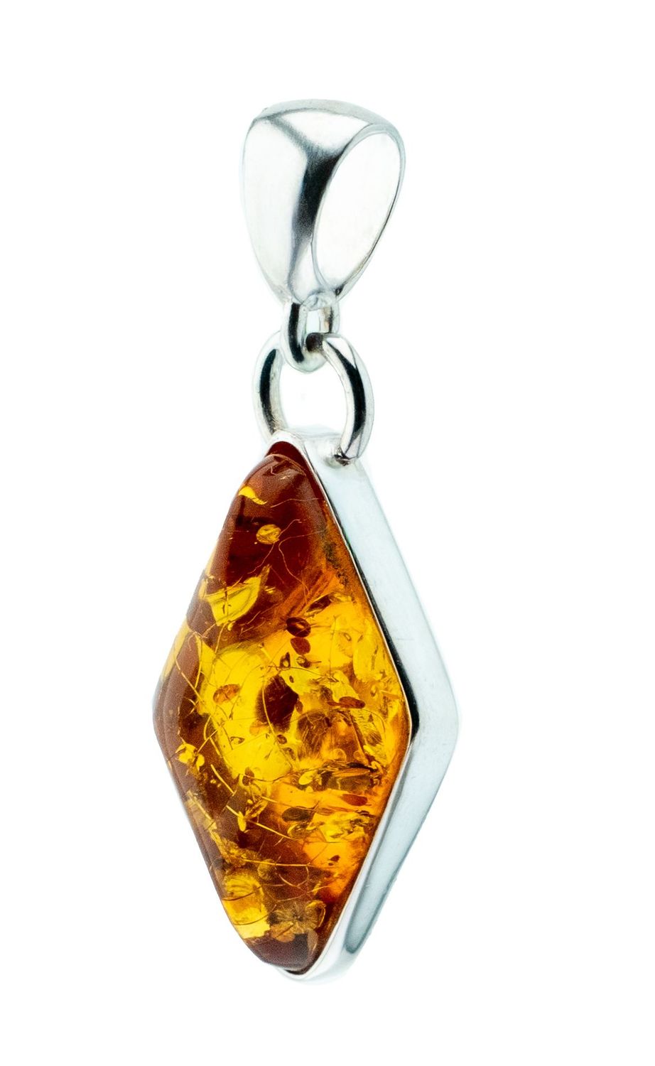 Bernstein Anhänger mit Silber 925