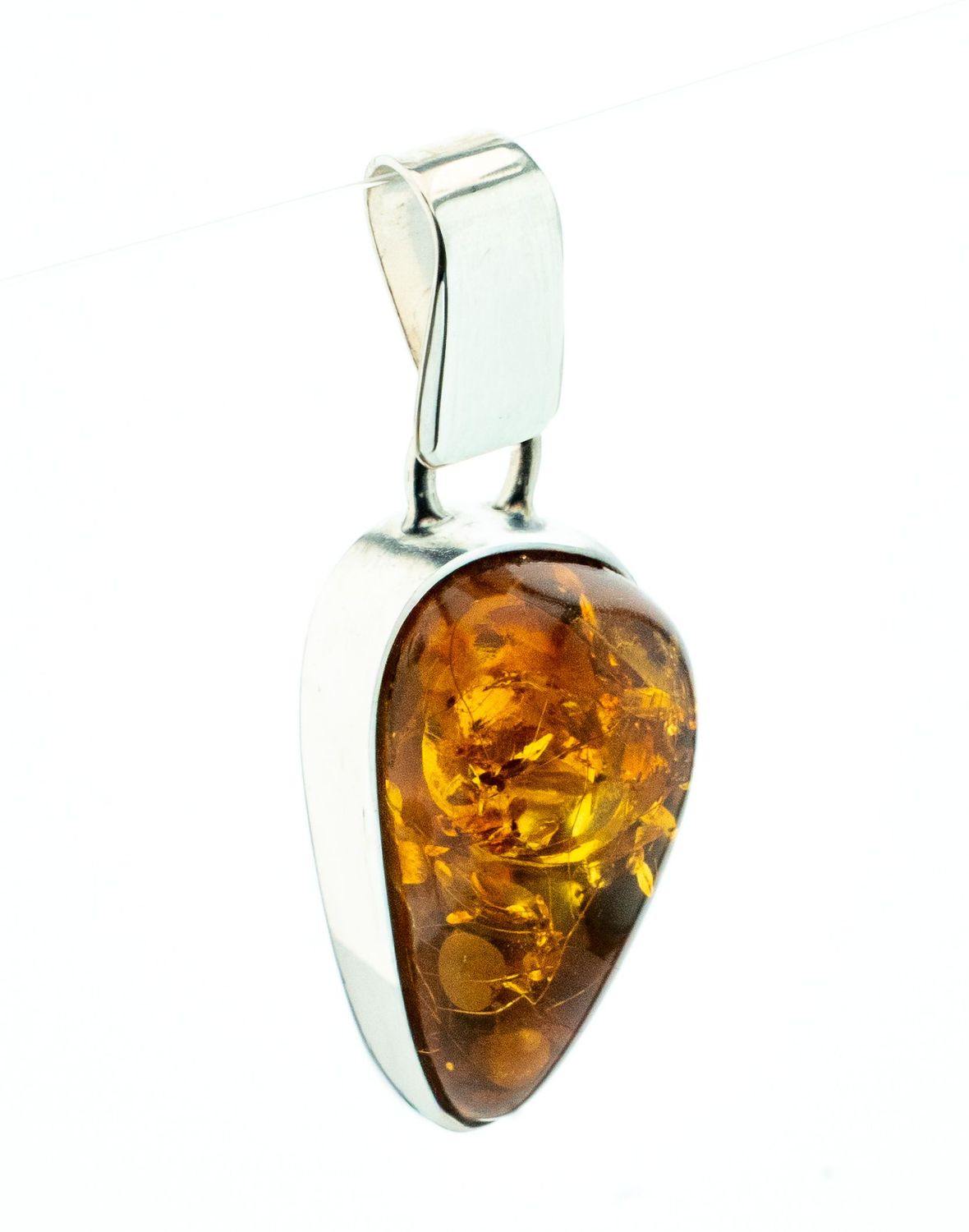 Bernstein Anhänger mit Silber 925