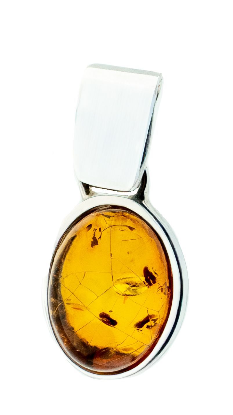 Bernstein Anhänger mit Silber 925