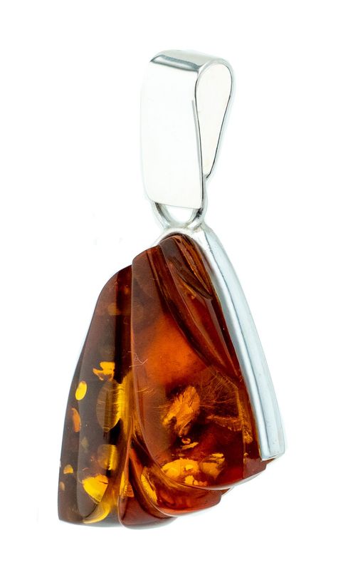 Bernstein Anhänger mit Silber 925