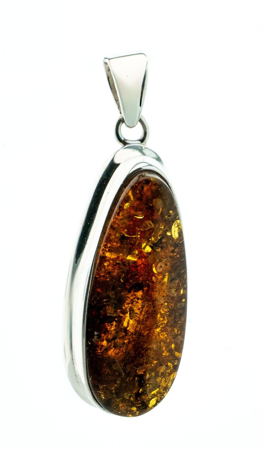 Bernstein Anhänger mit Silber 925