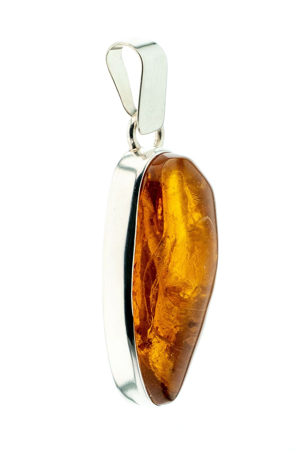 Bernstein Anhänger mit Silber 925