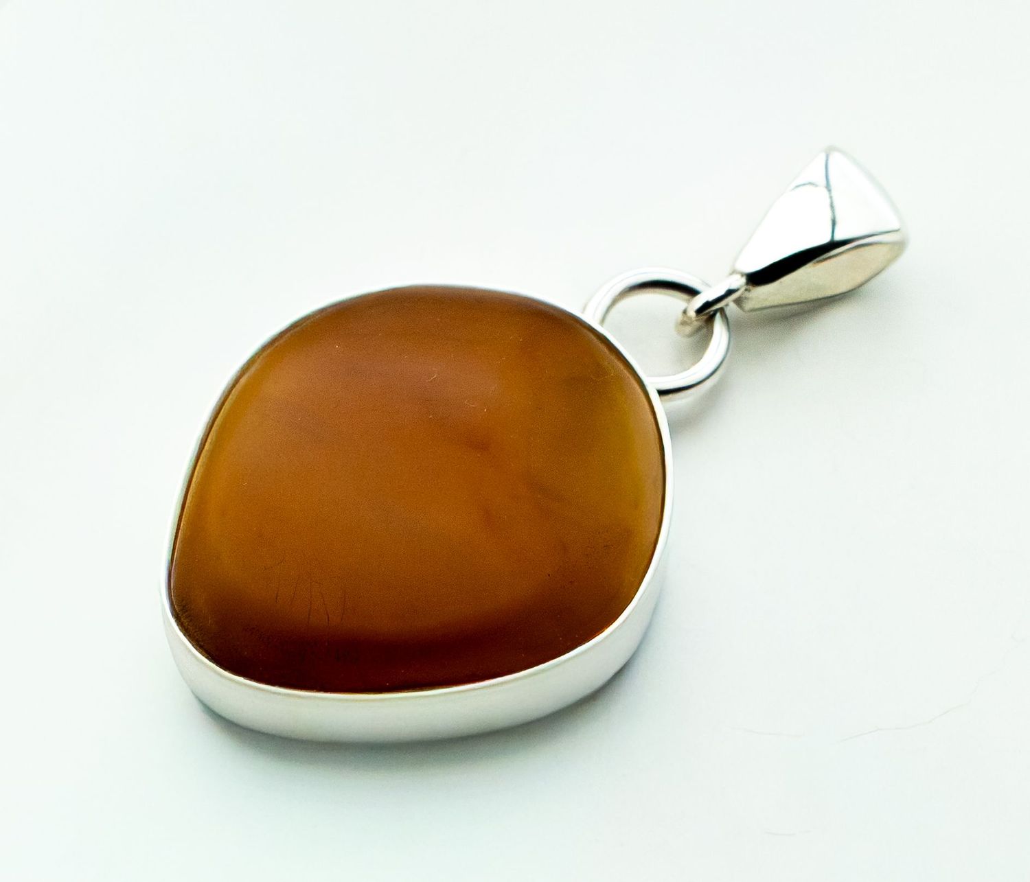 Bernstein Anhänger mit Silber 925