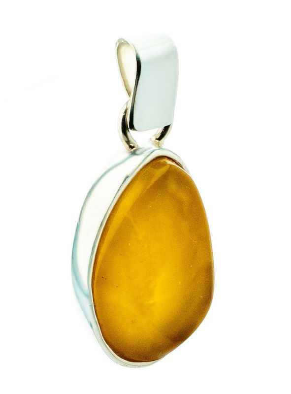 Bernstein Anhänger mit Silber 925