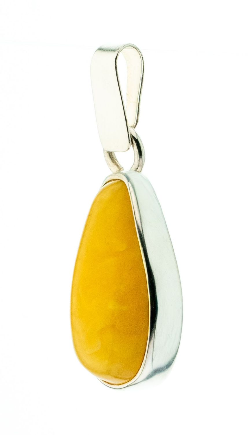 Bernstein Anhänger mit Silber 925